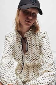 Make Witte jurk met zwarte strikjes, Wit, Nieuw, Ophalen of Verzenden, Maje