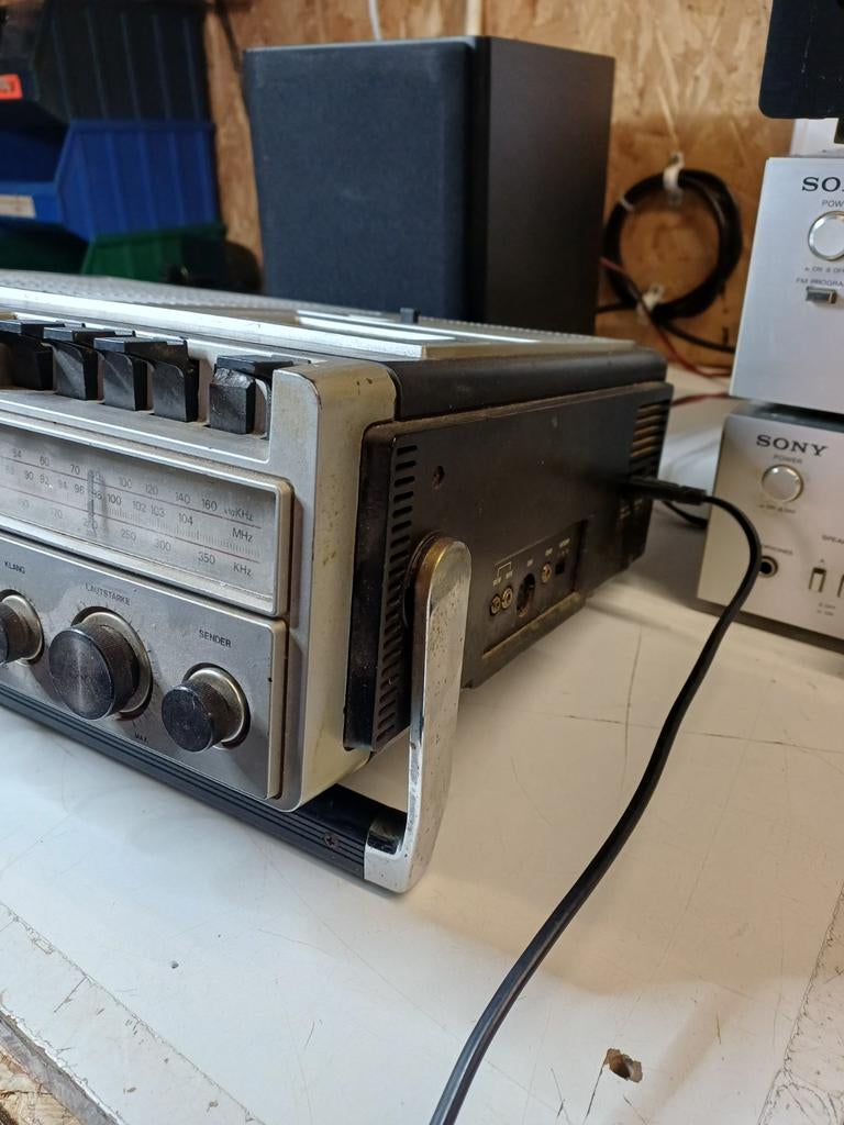 Sanwa 3008 Radio Cassette TV Recorder - Niet werkend, Ophalen of Verzenden