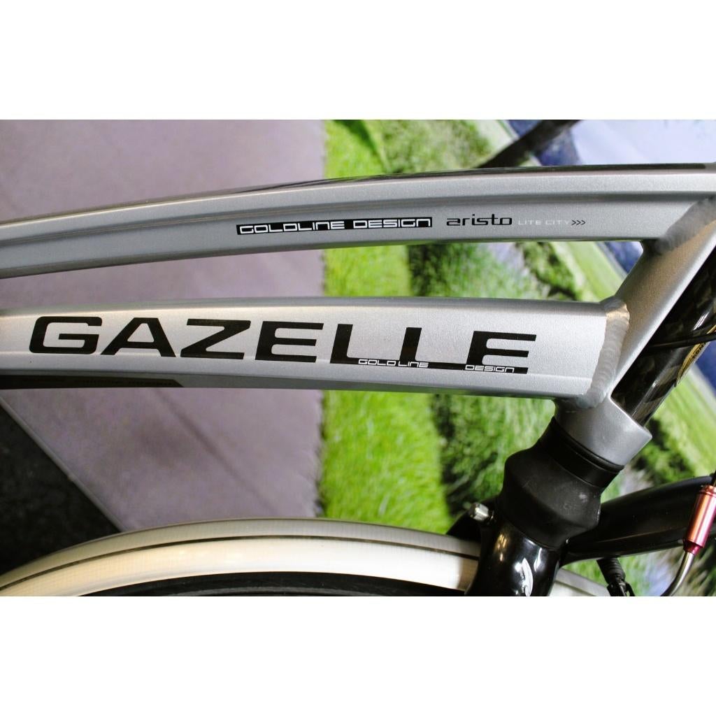 Gazelle Aristo Dames Grey metallic 53cm 2016, Ophalen, -, - 0
-, NL, -