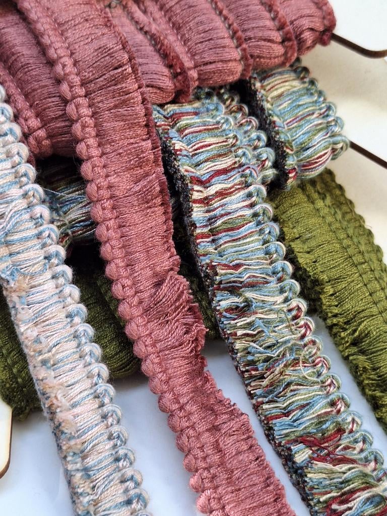 Partij vintage franje sierbanden, zeer mooie kwaliteit, Ophalen of Verzenden, Nieuw, Lint, Band of Elastiek