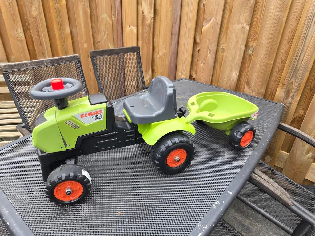 Tractor met aanhanger voor jonge kinderen (tot 1,5 jaar), Ophalen
