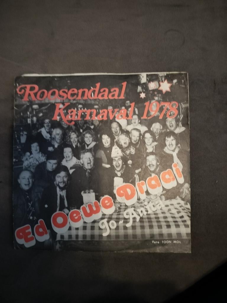 Roosendaal Karnaval 1978 - Ed Oewe Draai Jo-Anie Single, Ophalen of Verzenden
