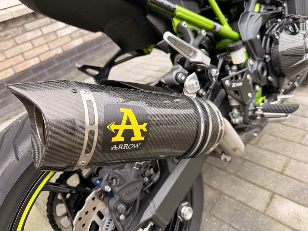 Kawasaki Z900 Arrow uitlaat met carbon hitteschild, Ophalen of Verzenden, Gebruikt