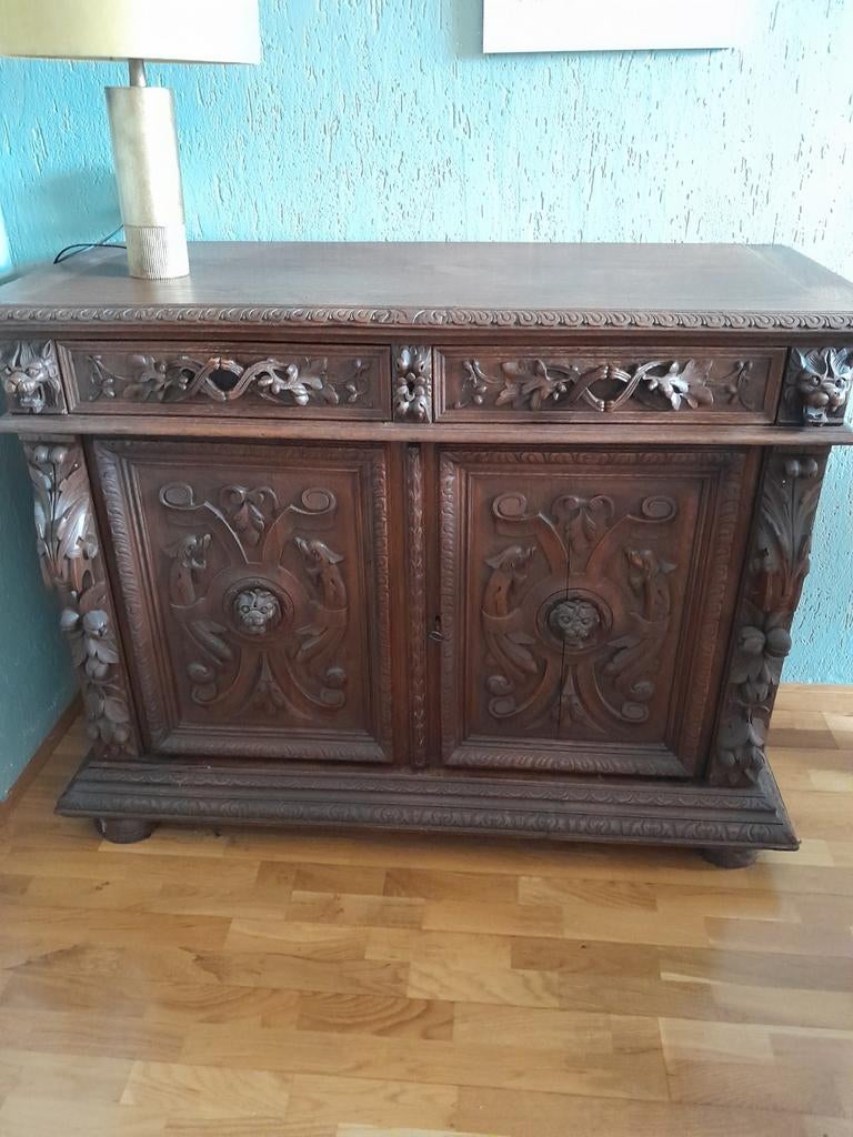 Kast / dressoir Frans Victoriaanse stijl, Ophalen, Gebruikt, 50 tot 75 cm, Mechelse kast