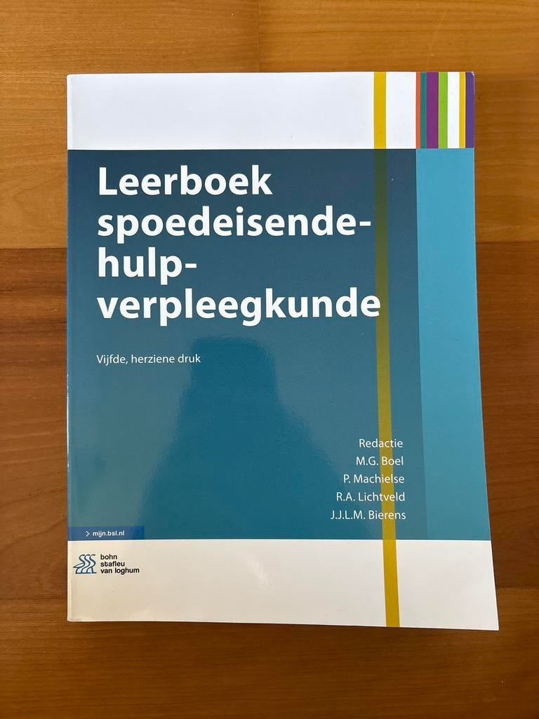 Leerboek Spoedeisende Hulp Verpleegkunde - 5e druk, Boeken, Studieboeken en Cursussen, Ophalen of Verzenden, Gamma, Zo goed als nieuw