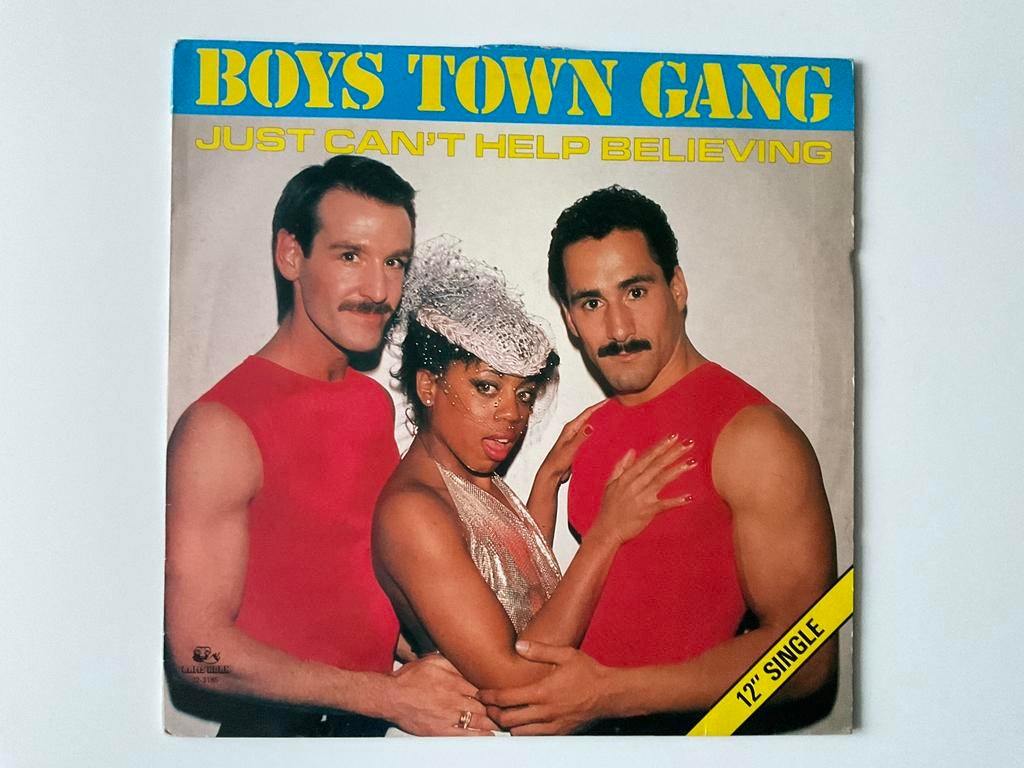 Boys Town Gang – Just Can't Help Believing 12” disco, Ophalen of Verzenden, Gebruikt, 12 inch, Disco