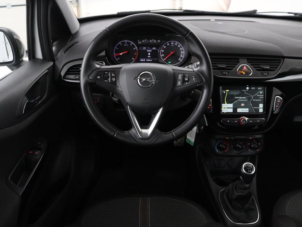 Opel Corsa 1.4 Black Edition | 1e eigenaar | Trekhaak | Carp, Voorwielaandrijving, Stof, Gebruikt, Origineel Nederlands