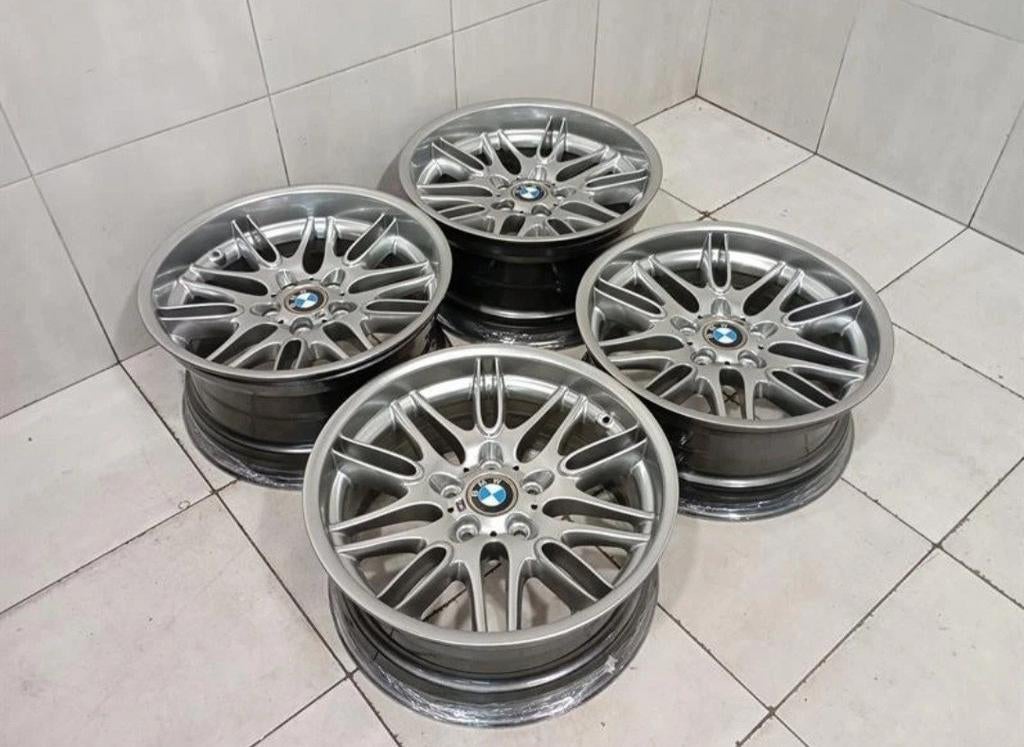 Originele BMW E39 M5 18 Inch Style 65 Velgen Incl BANDEN, Ophalen, 18 inch, Zomerbanden, Banden en Velgen