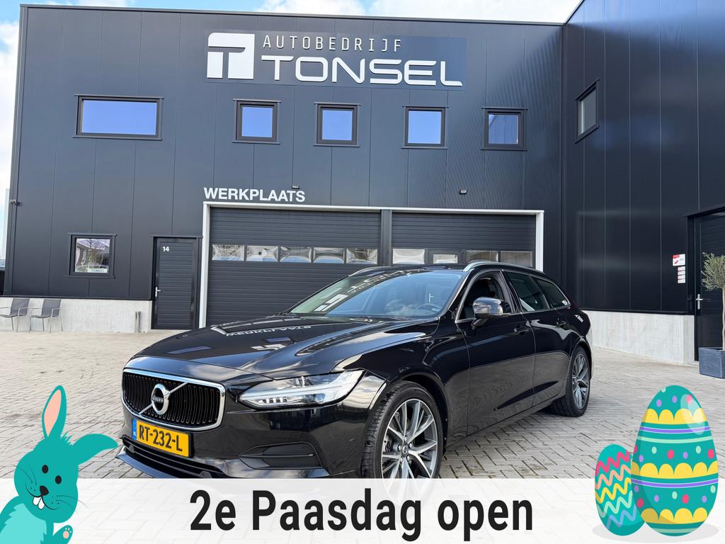 Volvo V90 2.0 T5 Momentum / Automaat / Trekhaak / Leder / Ca, 15 km/l, 1969 cc, Zwart, 93 €/maand
