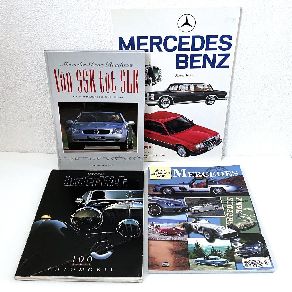 Mercedes-Benz 4 boeken, Verzenden, Zo goed als nieuw, Mercedes