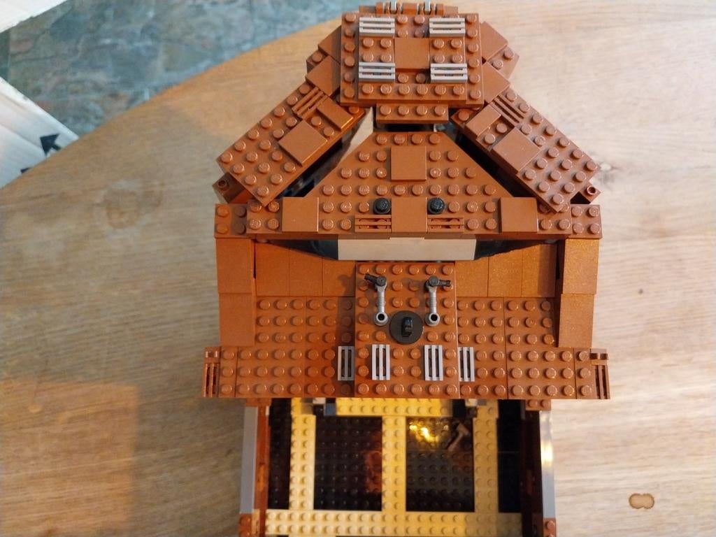 Lego Star Wars: sandcrawler set 10144, Ophalen of Verzenden, Zo goed als nieuw, Complete set, Lego