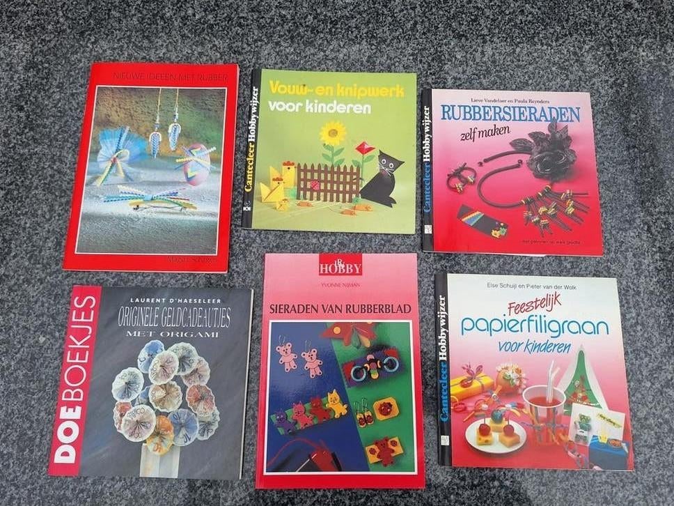 Hobbyboeken: Origami, Sieraden, Vouwen, Knutselen, Filigraan, Ophalen of Verzenden, Gelezen, Overige onderwerpen, Geschikt voor kinderen