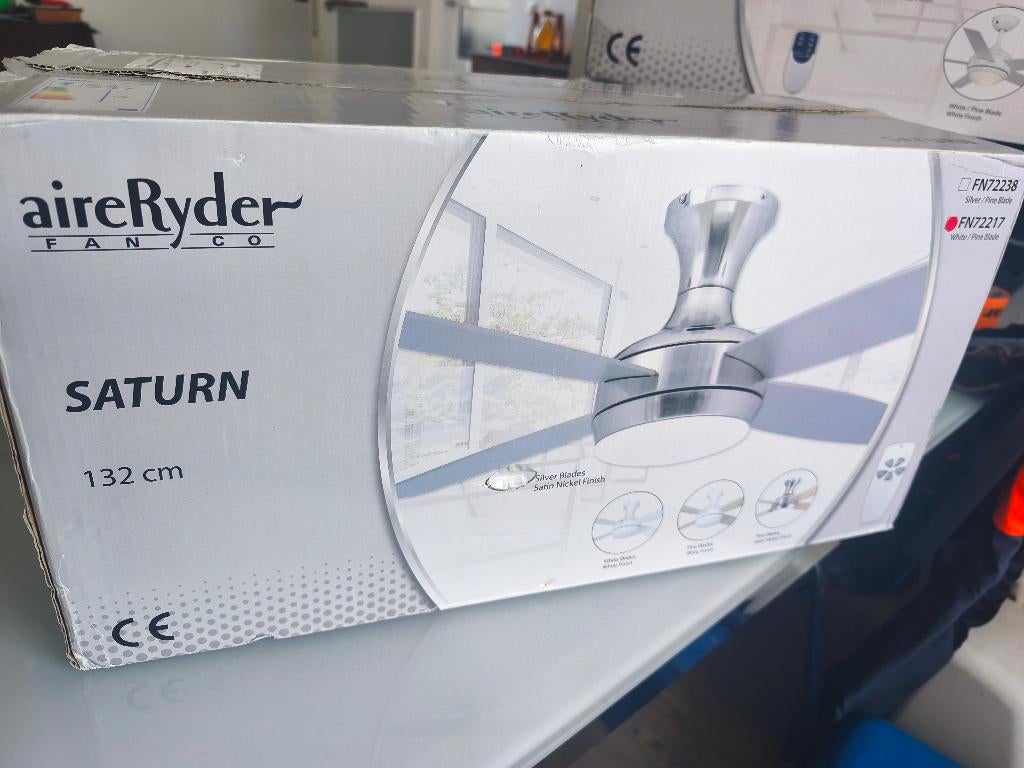 Plafondventilator met verlichting, Verzenden, Klassiek, Nieuw, Minder dan 100 cm