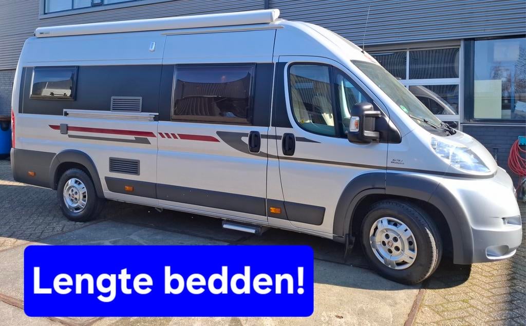 Camper Adria Twin SL640 - Fiat Ducato Multijet 120 -63436 km, Buscamper of Camperbus, Ringverwarming, Fiat, Tot en met 2