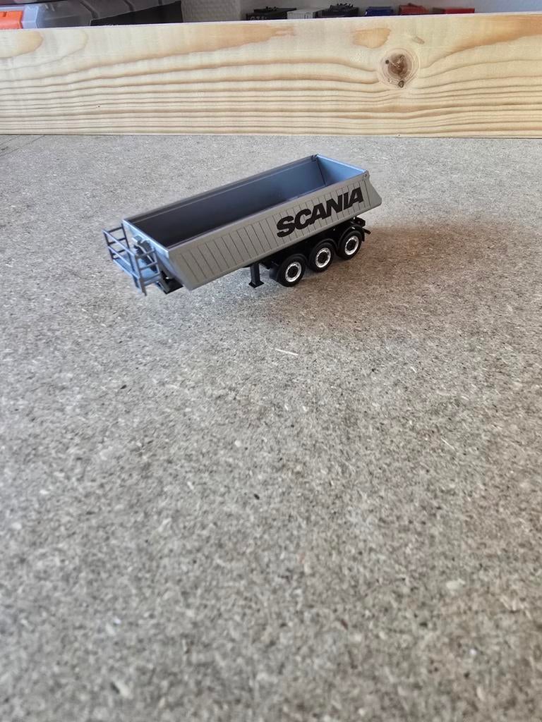 1347 herpa kiep oplegger scania demo, Ophalen of Verzenden, Nieuw, Bus of Vrachtwagen, Herpa