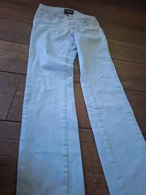 Lichtblauwe Straightleg jeans Nickjean maat 36, Ophalen of Verzenden, Zo goed als nieuw, Blauw, W28 - W29 (confectie 36)
