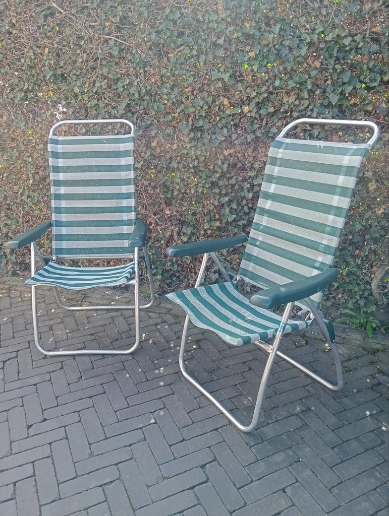 Camping stoelen, 2 stuks, Ophalen, Campingstoel