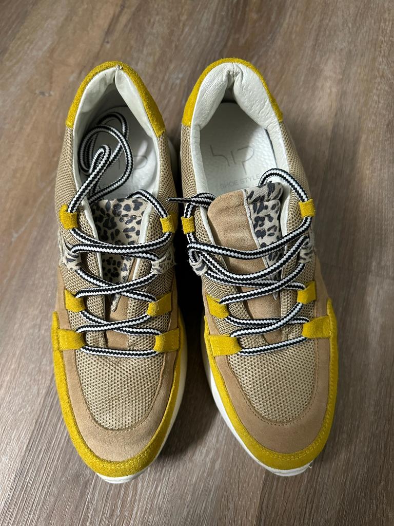 HIP shoe style sneakers maat 40 leer, Kleding | Dames, Schoenen, Ophalen of Verzenden, Zo goed als nieuw, Sneakers of Gympen