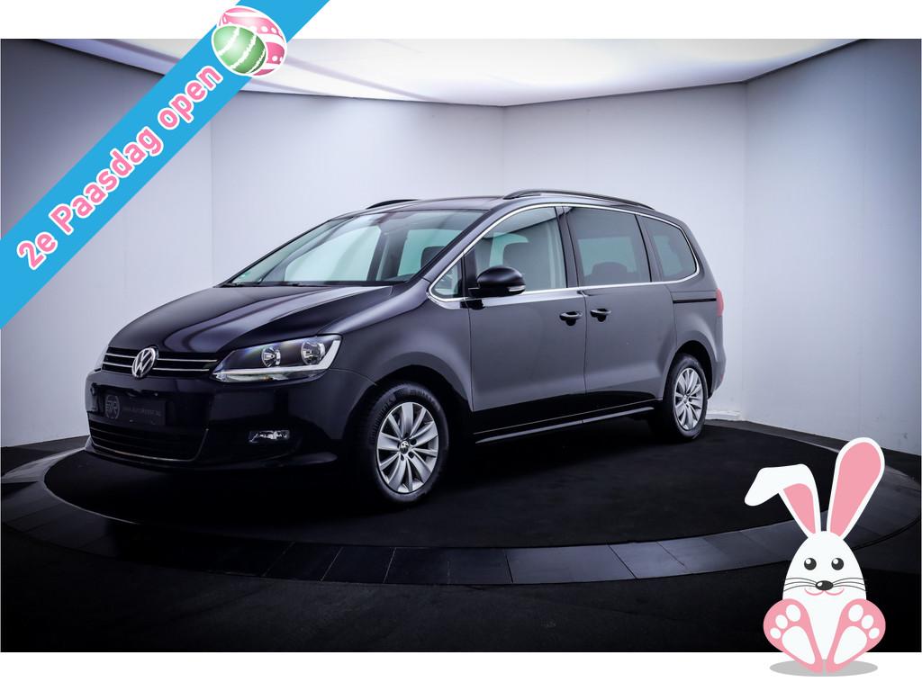 Volkswagen Sharan 1.4TSI Dsg 7Pers COMFORTLINE NAVI | CLIMA, Stof, Gebruikt, Zwart, 4 cilinders