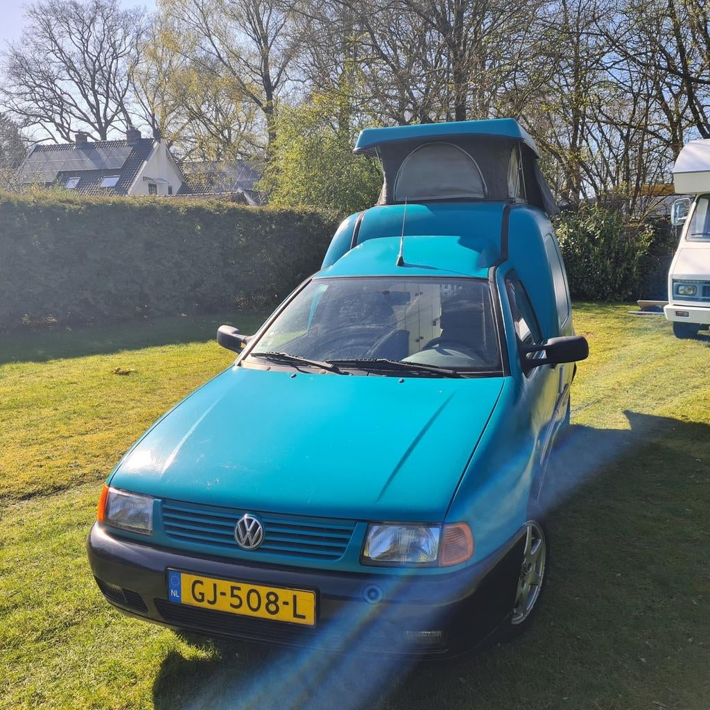 VW Caddy minicamper, Buscamper of Camperbus, Volkswagen, Particulier, Benzine