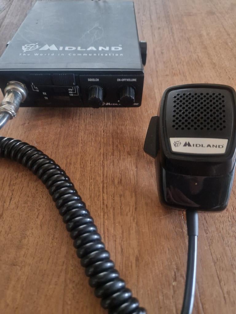 Midland 200 + Omvormer 24v-12v, Ophalen of Verzenden, Zo goed als nieuw