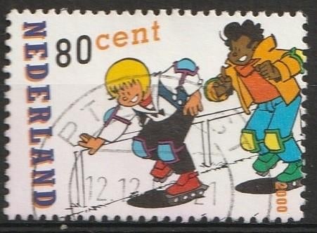 Nederland NVPH 1919 gestempeld (2) 2000 PTT Post, Verzenden, Na 1940, Gestempeld