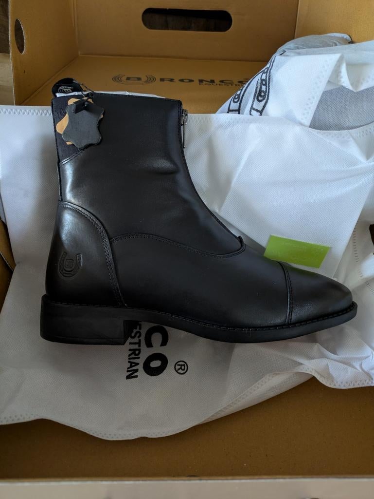 Shire black 37 jodphurs leer zwart, Ophalen of Verzenden, Nieuw, Kinderen, Schoeisel