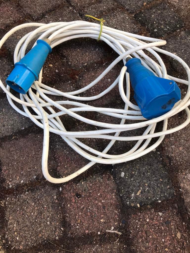 Verlengsnoer voor caravan 12 meter, Ophalen, Zo goed als nieuw