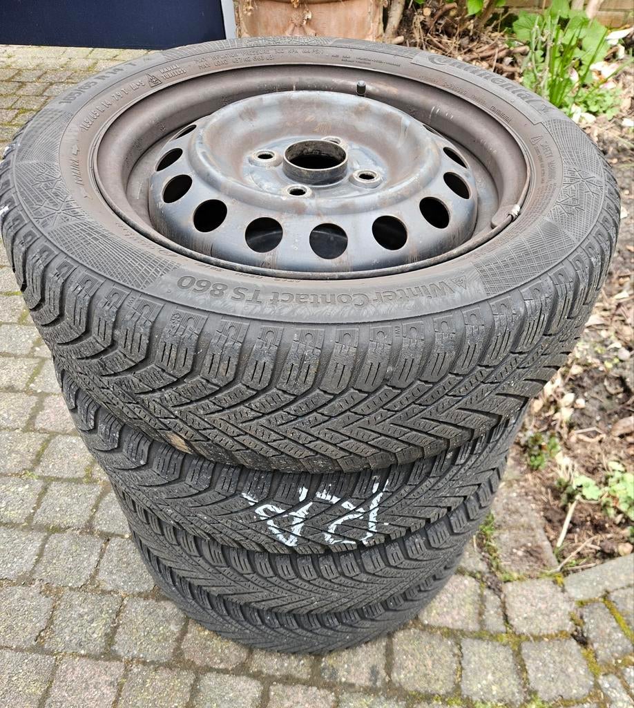 WINTERBANDEN 165 / 65 / R14 CONTINENTAL TS 860  WINTER CONTA, Auto-onderdelen, Ophalen, 14 inch, Winterbanden, Band(en)