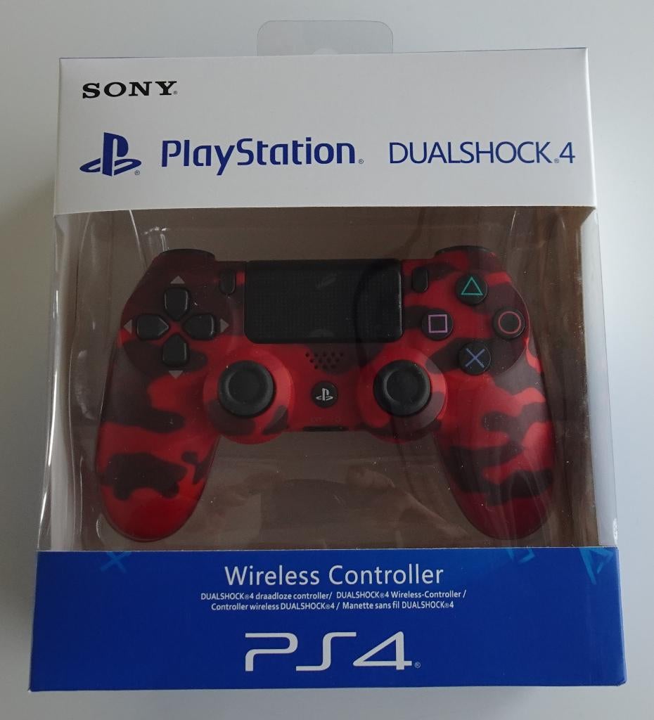 DualShock 4 V2 Controller ''Red Camo'' voor Sony PS4 NIEUW, Ophalen, Nieuw, Met 1 controller, Original
