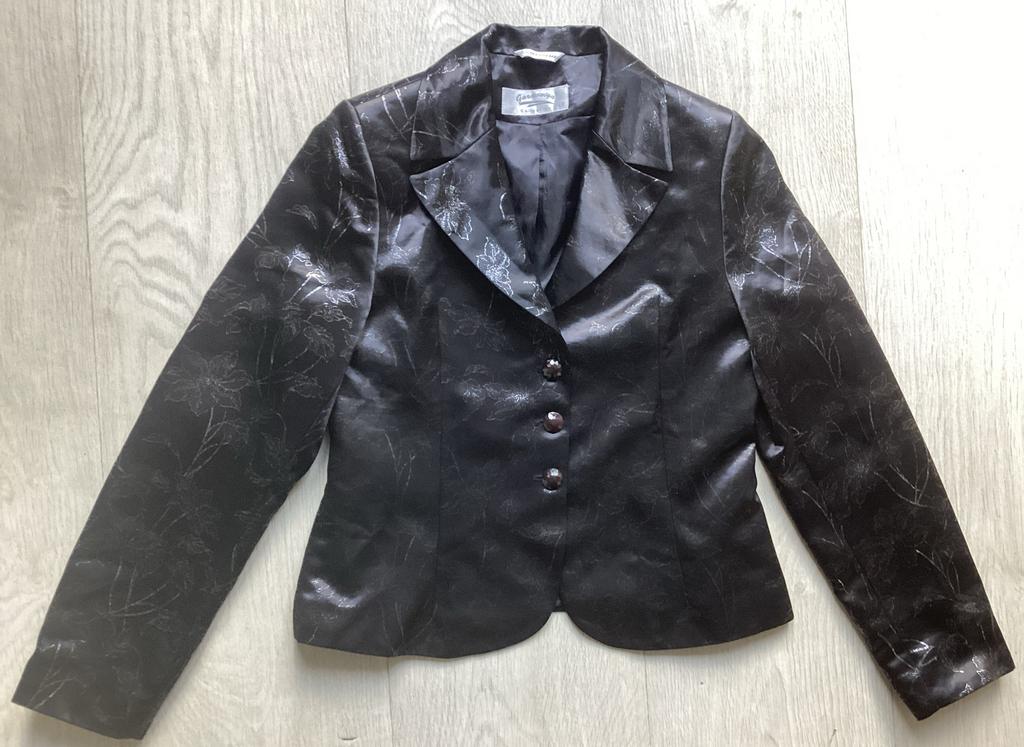 Zwart Jasje blazer maat 40 van Garmoniya, Maat 38/40 (M), Zwart, Ophalen of Verzenden, Zo goed als nieuw