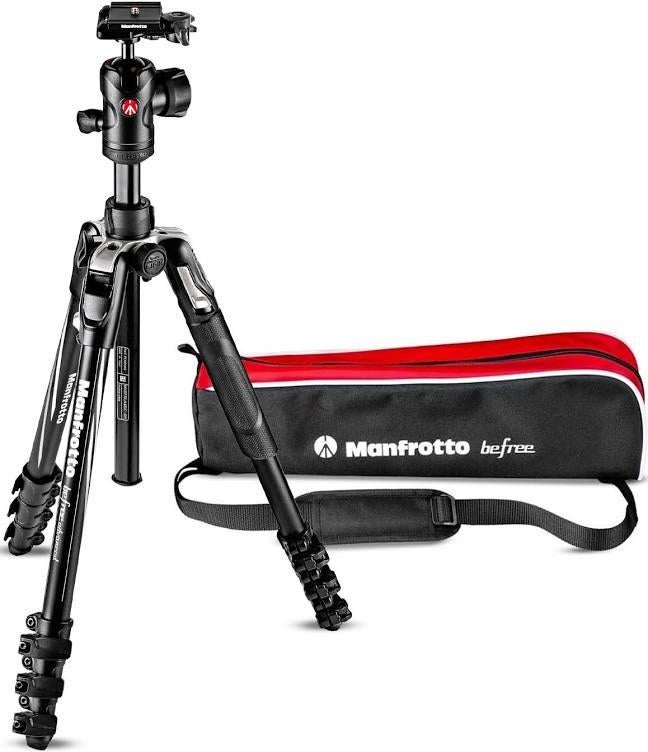 Manfrotto Befree Live statief (6 manden oud), Audio, Tv en Foto, Ophalen of Verzenden, Zo goed als nieuw, Minder dan 150 cm, Driepoot