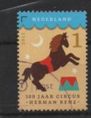 oude$ ‹(•¿•)› nl k0211 circus renz, Ophalen of Verzenden, Na 1940, Gestempeld