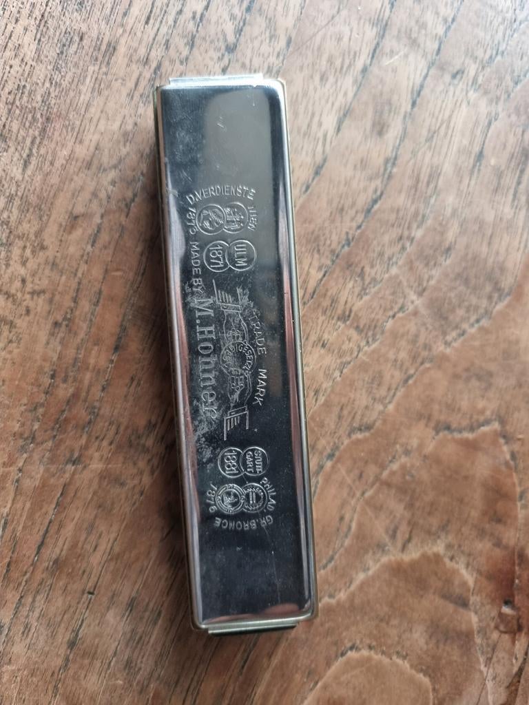 Vintage M. Hohner mondharmonica. , Ophalen