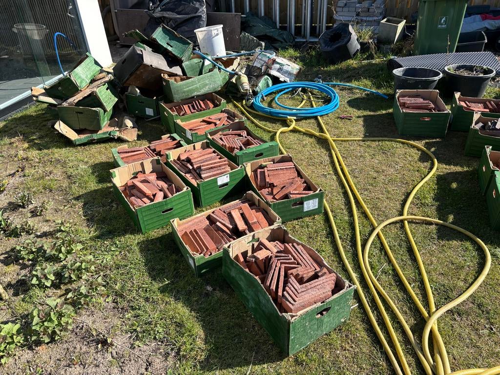 Steenstrips, Ophalen, Gebruikt