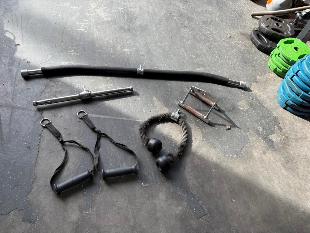 Lat pull pully accessoires ( set nr 3), Accesoires, Gebruikt, Set nr 3, Overige typen