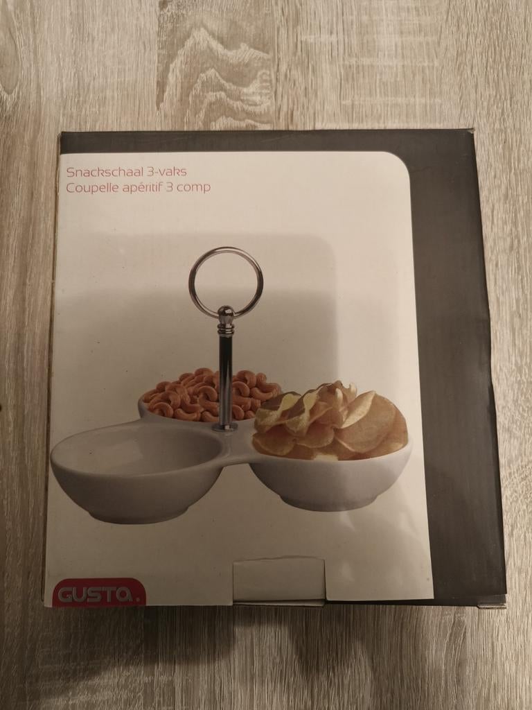 Snackschaal 3 vaks, Ophalen of Verzenden, Nieuw