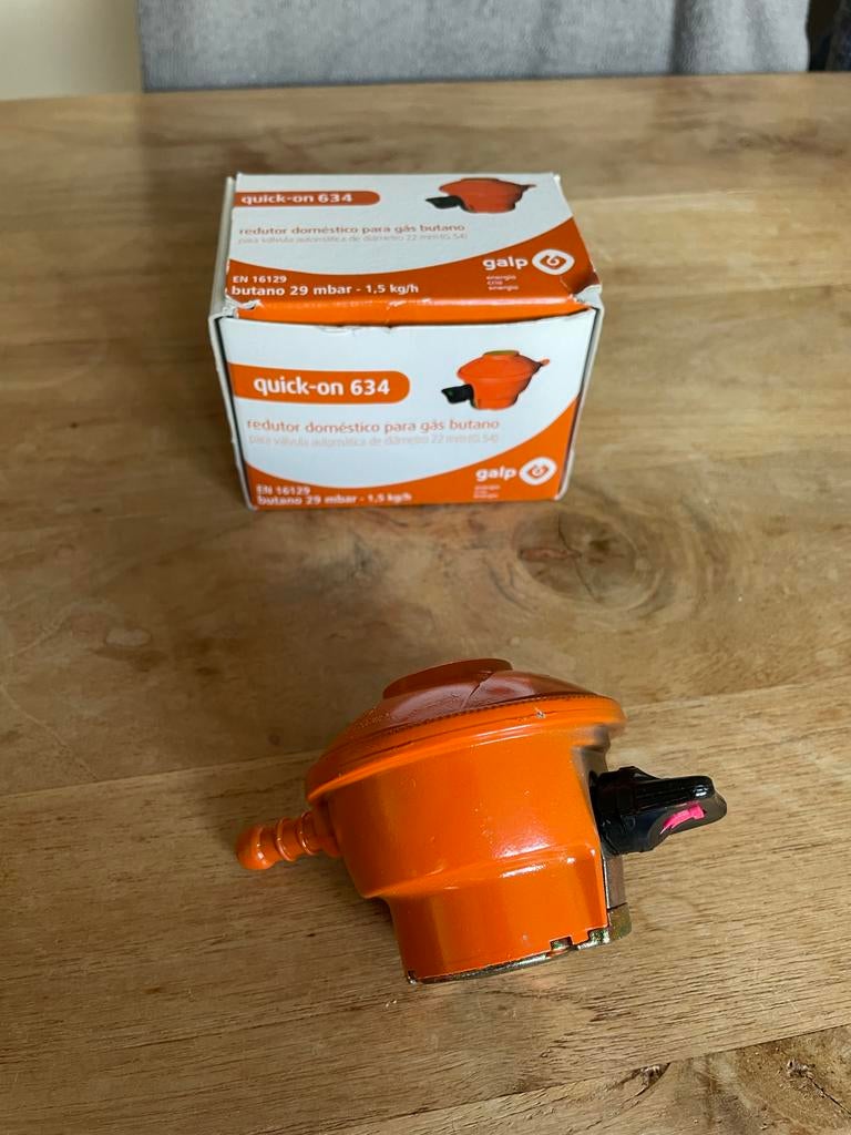 Nieuwe Portugese gasdrukregelaar Galp Quick-on 634, Ophalen, Nieuw