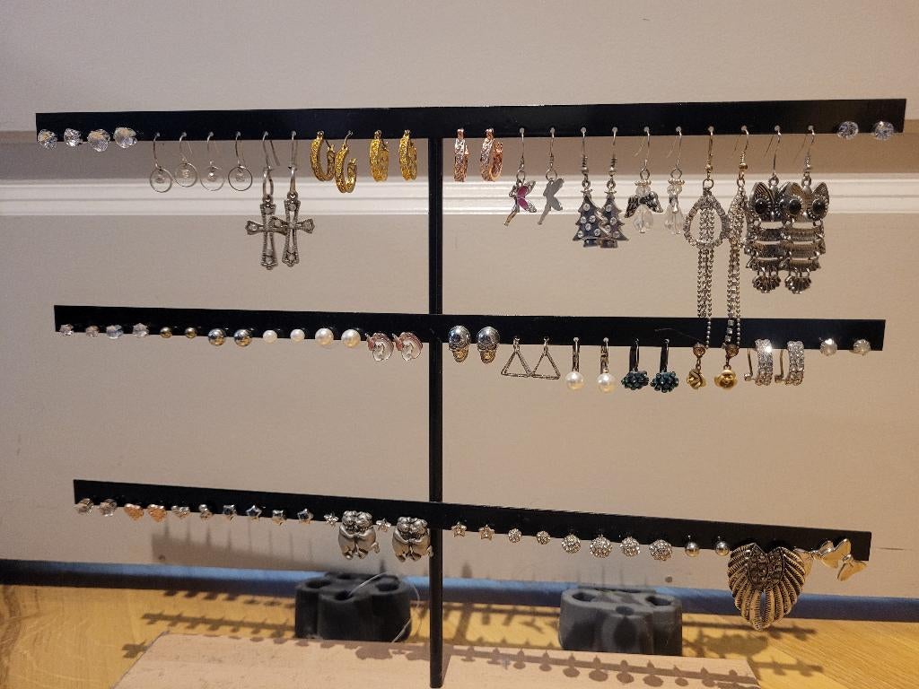 oorbellen, Overige materialen, Met edelsteen, Ophalen of Verzenden, Zo goed als nieuw