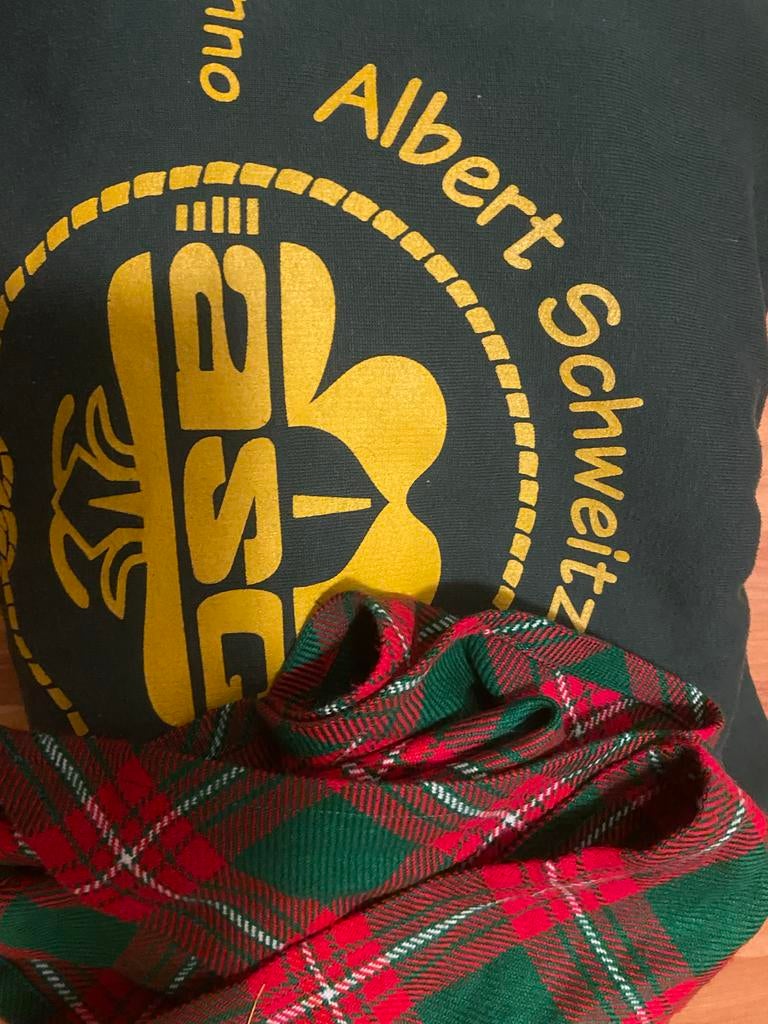 Scouting trui en sjaal asg Rotterdam - Groen, rood, wit, Verzamelen, Ophalen of Verzenden, Gebruikt, Pet, Hoed of Sjaal