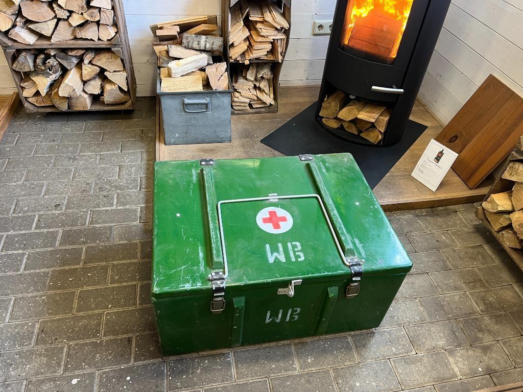 Kunststof pakketbak , brievenbus , legerkist van polyester, Ophalen, Gebruikt, Kunststof