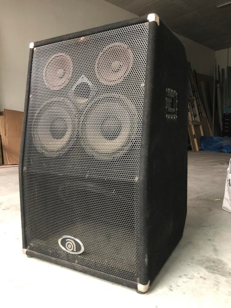 AMPEG PR-1832HE speaker + AMPEG FP-500 versterker top !!, Ophalen, Gebruikt, Basgitaar, 100 watt of meer