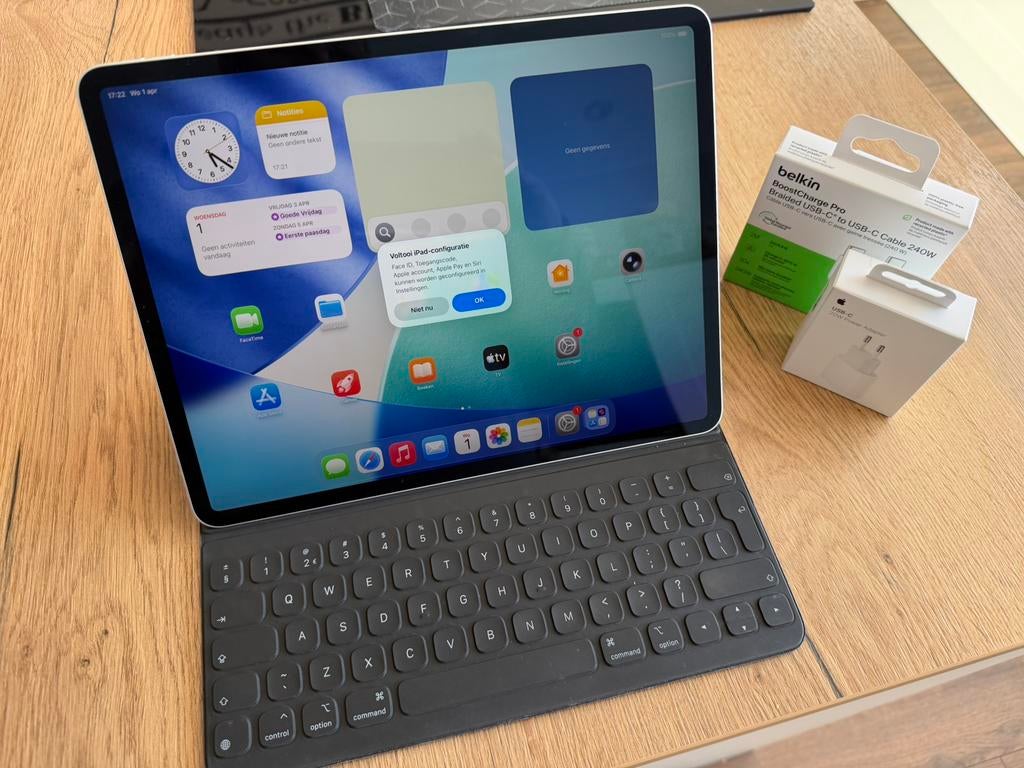 Super mooie iPad Pro 12.9-inch 4th 128GB, Computers en Software, Apple iPads, 12 inch, Ophalen of Verzenden, Zo goed als nieuw