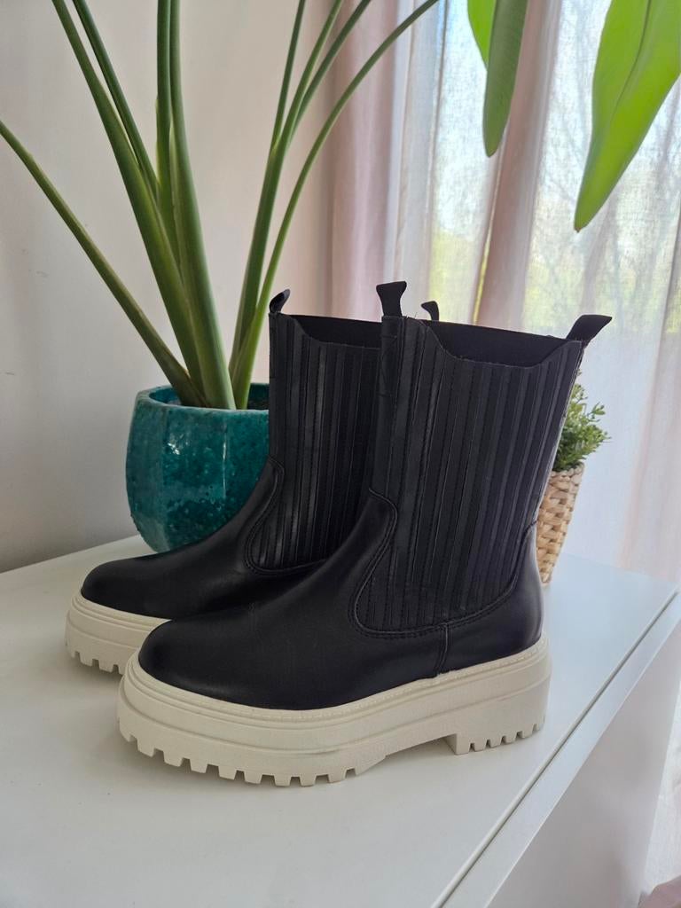 Nieuwe leren laarzen van DWRS in maat 39, DWRS, Zwart, Lage of Enkellaarzen, Nieuw