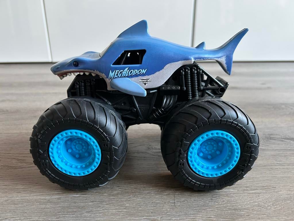 Monster Jam Megalodon Monster Truck Speelgoedauto, Ophalen of Verzenden, Zo goed als nieuw