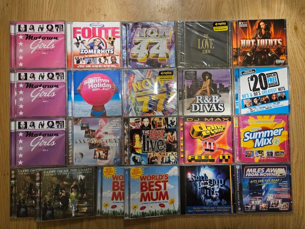 CD's verzamel, Ophalen of Verzenden