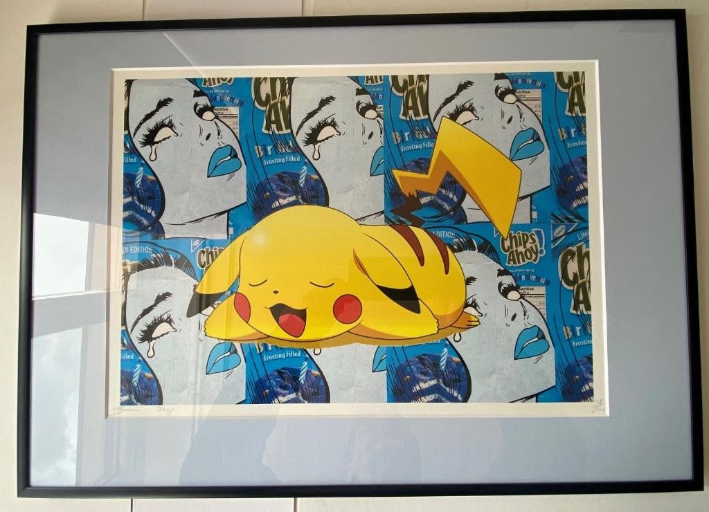 Death NYC -  Pikachu € 187, Antiek en Kunst, Ophalen of Verzenden