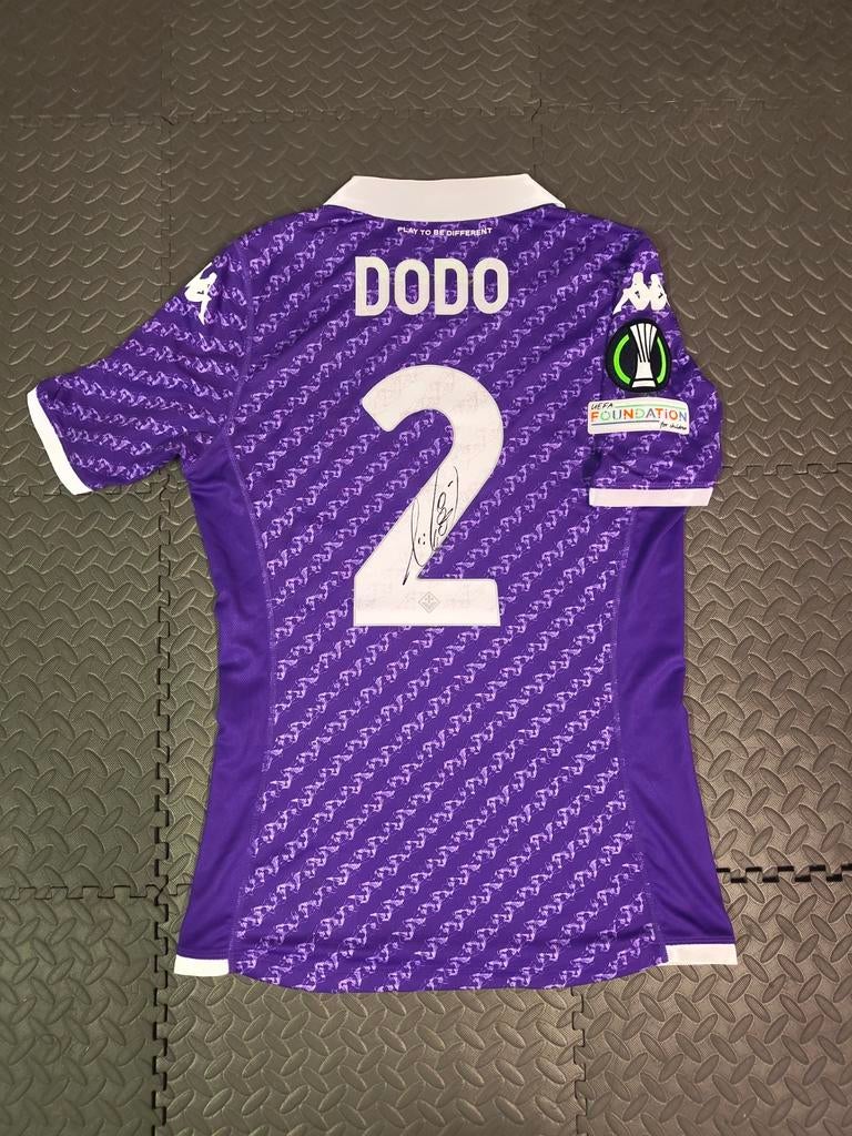 Match worn en gesigneerd - Dodo / Fiorentina, Verzamelen, Sportartikelen en Voetbal, Ophalen, Zo goed als nieuw, Buitenlandse clubs