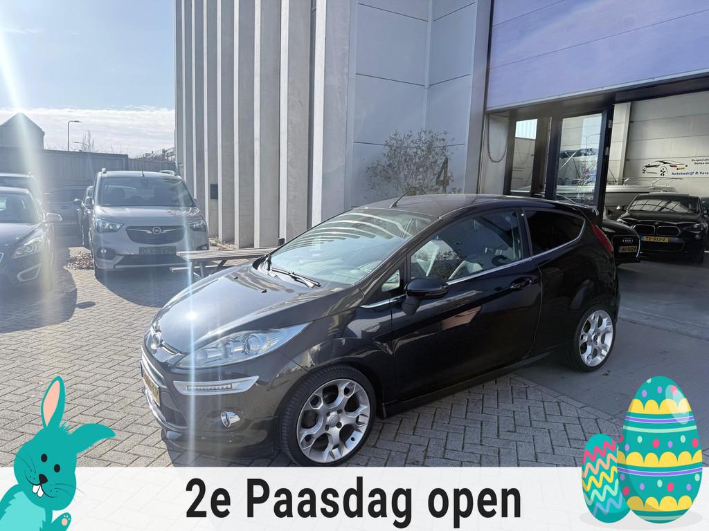 Ford Fiesta 1.6 ST-Line! CLIMA! LED! MOOIE AUTO! INRUIL MOGE, Stof, Gebruikt, 4 cilinders, Zwart