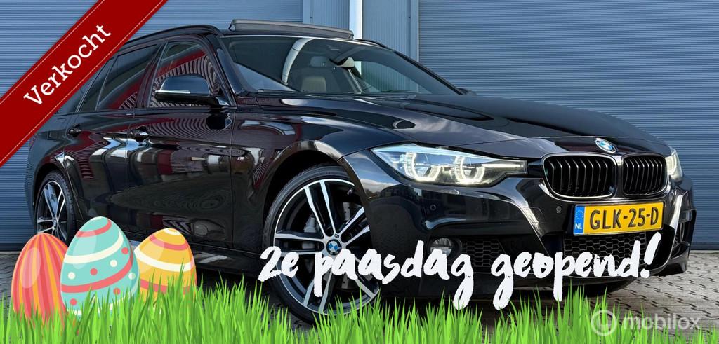 BMW 3-serie Touring 340i xDrive M Sport Pano.dak/H&K/Trekhaa, Euro 6, Met garantie (alle), Leder, Vierwielaandrijving